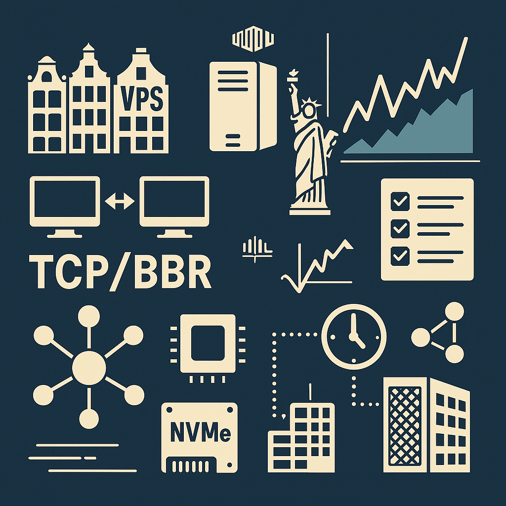 Amsterdam VPS & New York VPS Buyer’s Guide for Low‑Latency Trading (2025): Equinix Proximity, Broker Latency Benchmarks, TCP/BBR Tuning, and Deployment Checklist